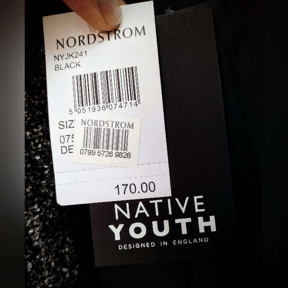 NWT Native Youth Wool Blend Jacket, Men's XL, Brand New & Perfect Condition - Picture 7 of 12